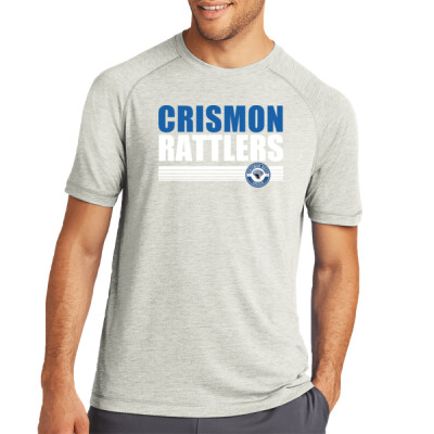 Unisex Crismon Rattlers Soccer Tri-Blend Wicking Raglan Tee Thumbnail