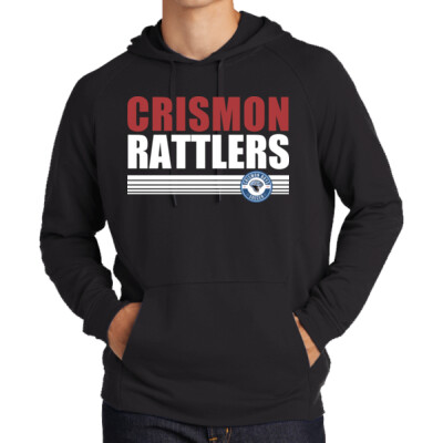 Adult Crismon Rattlers Soccer Lightweight Hoodie Thumbnail