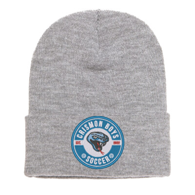 Crismon Boys Soccer Embroidered Cuffed Beanie Thumbnail