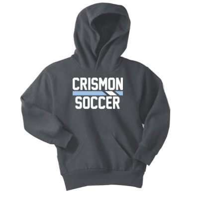 Youth Crismon Rattlers Soccer Hoodie - Light Blue Stripe Thumbnail