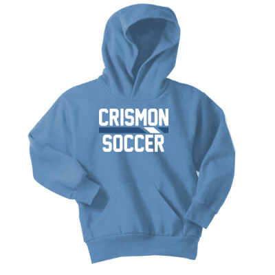 Youth Crismon Rattlers Soccer Hoodie - Dark Blue Stripe Thumbnail