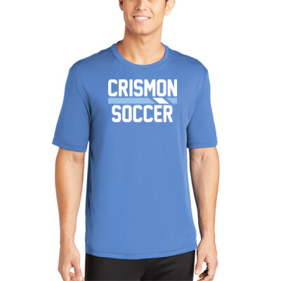 Adult Crismon Soccer Dri-Fit Shirt - Light Blue Stripe Thumbnail