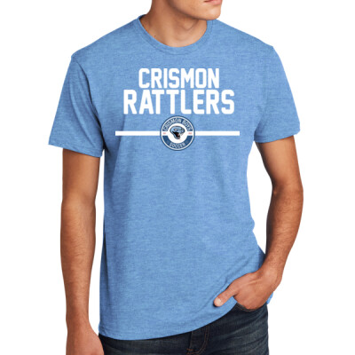 Adult Crismon Rattlers Cotton/Poly Blend T-shirt Thumbnail