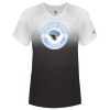 Women's V-Neck Ombre T-Shirt Thumbnail