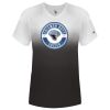 Women's V-Neck Ombre T-Shirt Thumbnail