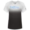 Women's V-Neck Ombre T-Shirt Thumbnail